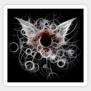 Winged Eye Abstract Sticker